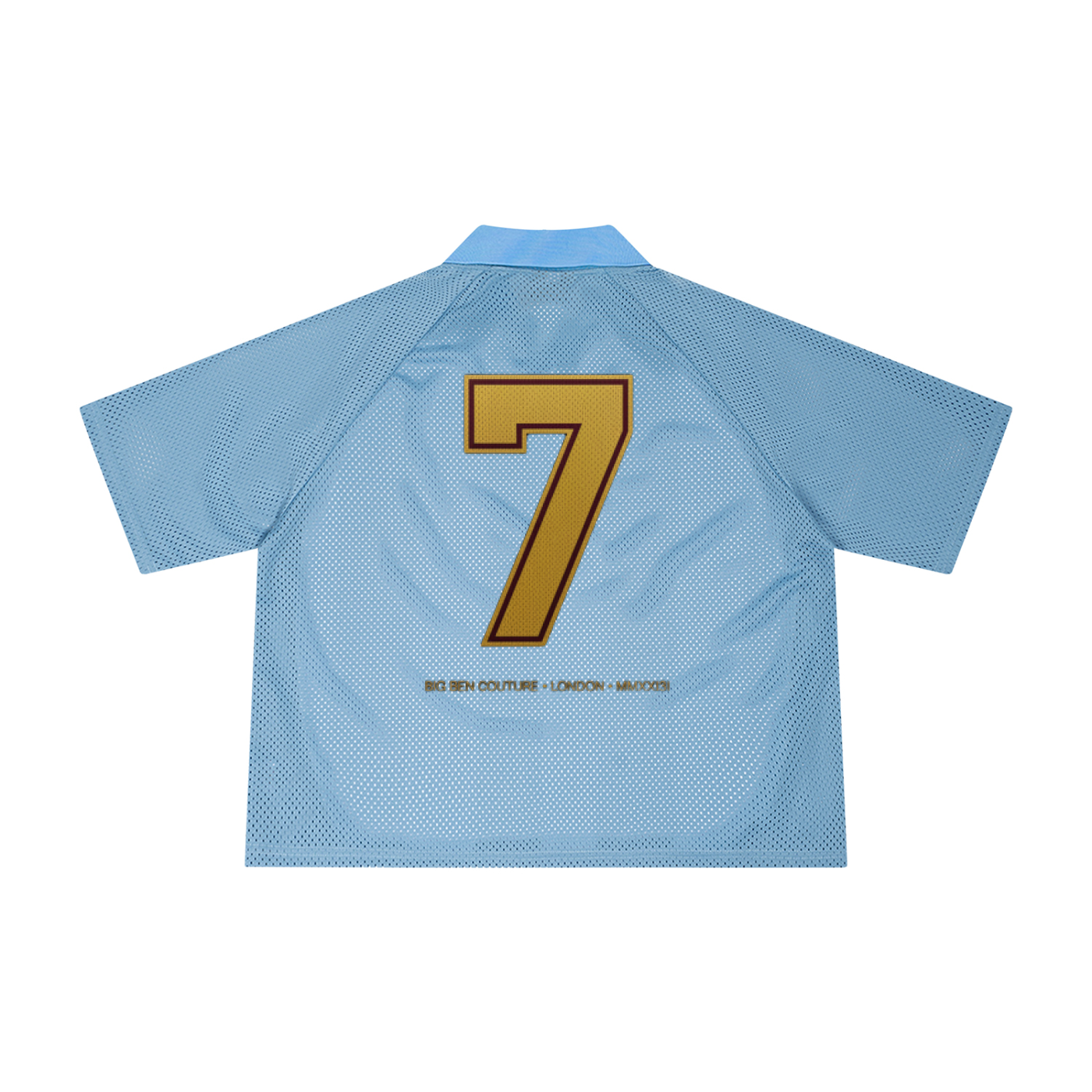 Unisex Striped Mesh Boxy Soccer Jersey