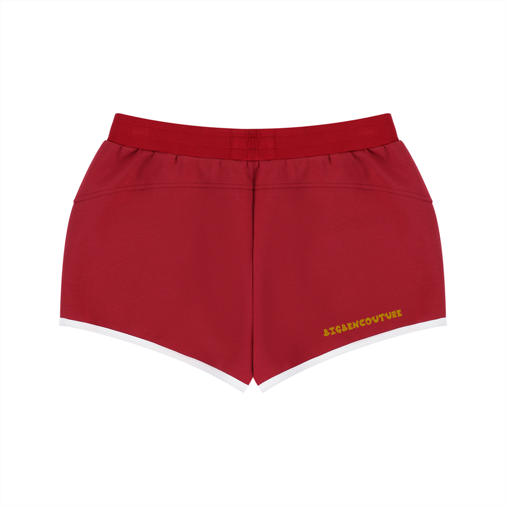 Women's Retro Contrast Binding Shorts